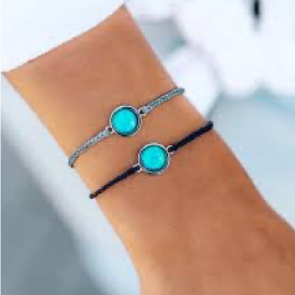 NWT Puravida Mood Charm Bracelet Silver - Picture 3 of 7